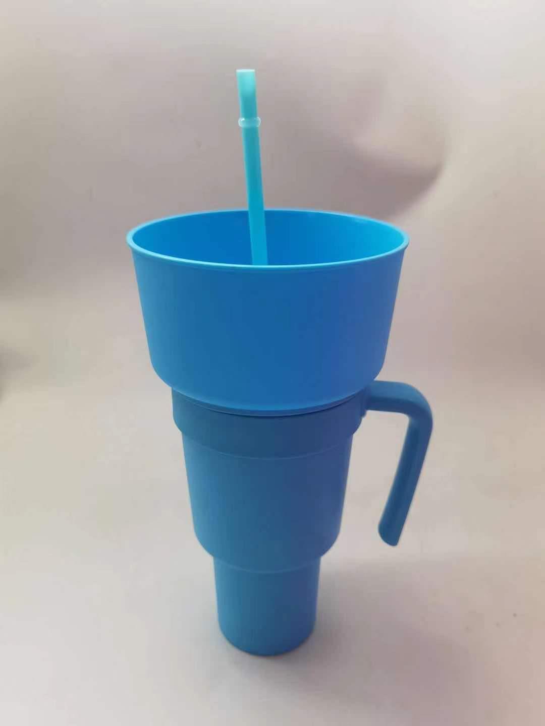 Snack with Handle & Straw Cup