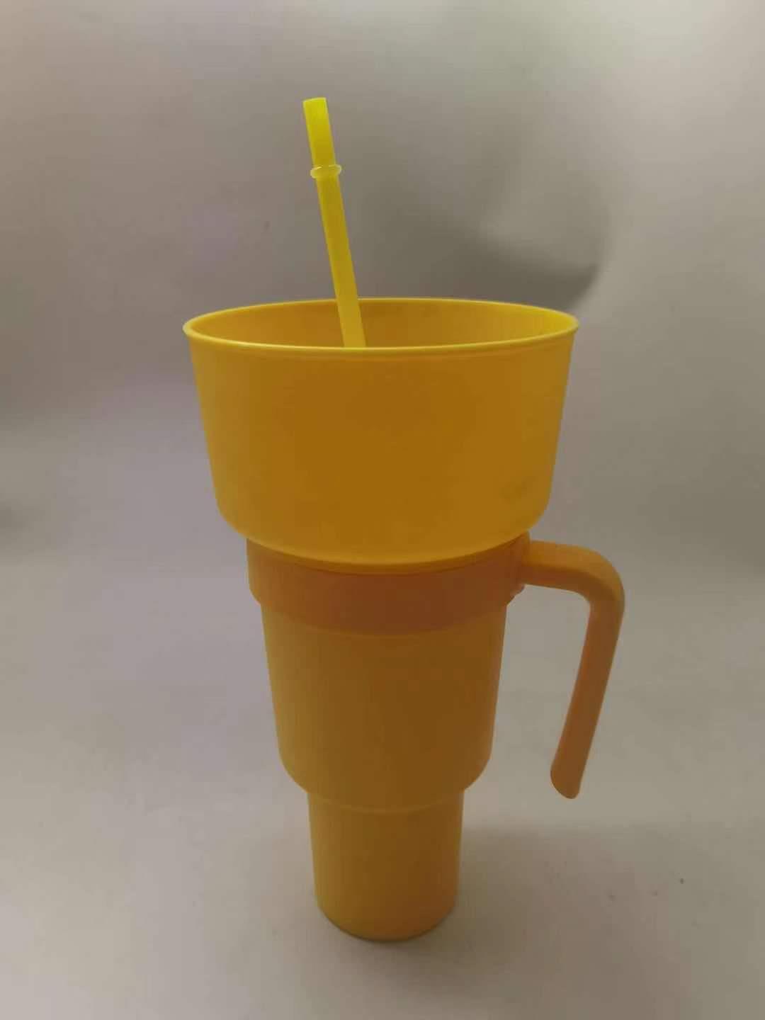 Snack with Handle & Straw Cup